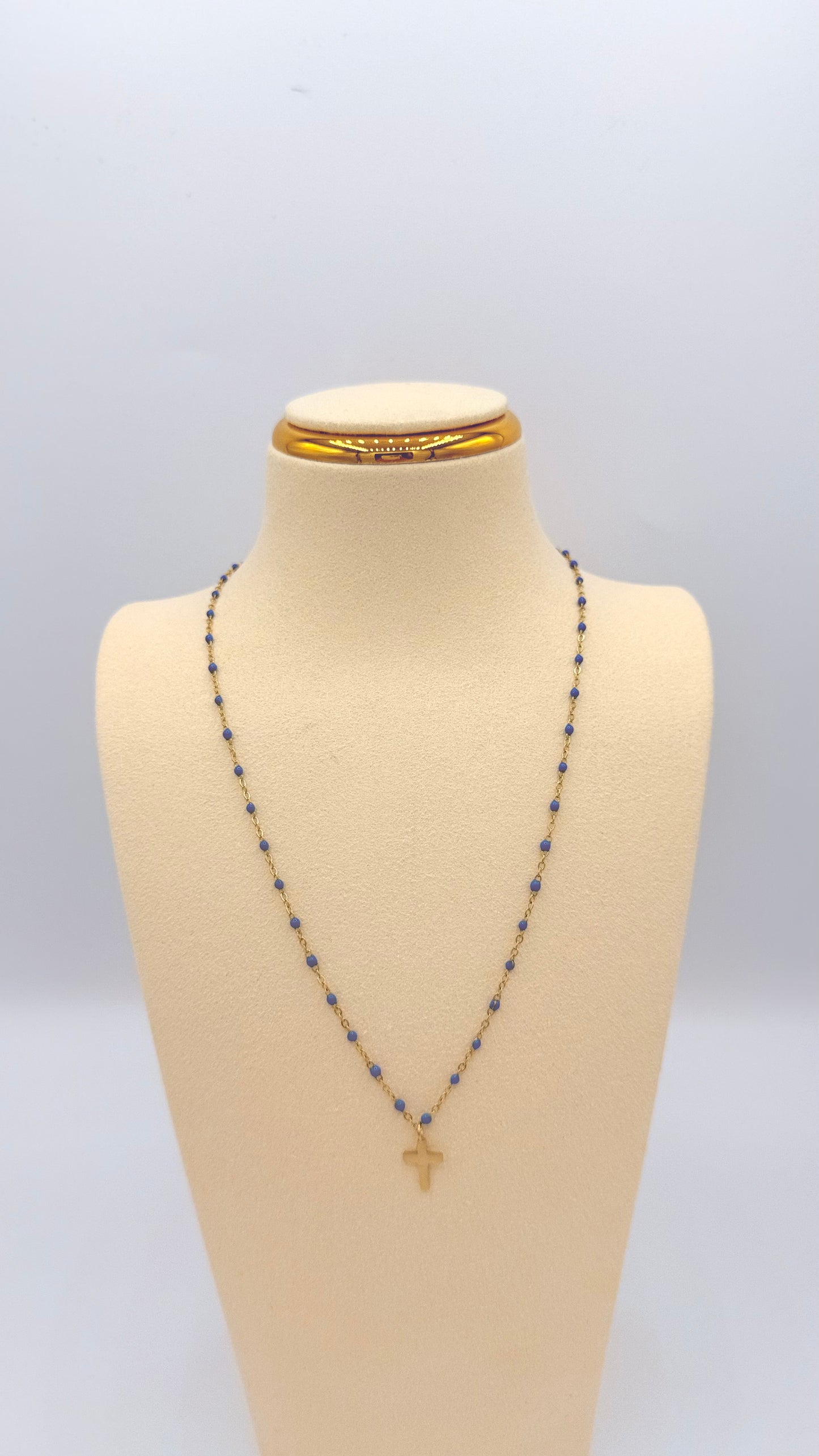 Collier KHACH bleu