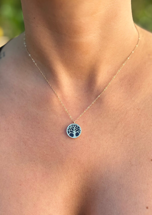 Collier Arbre de Vie P noir