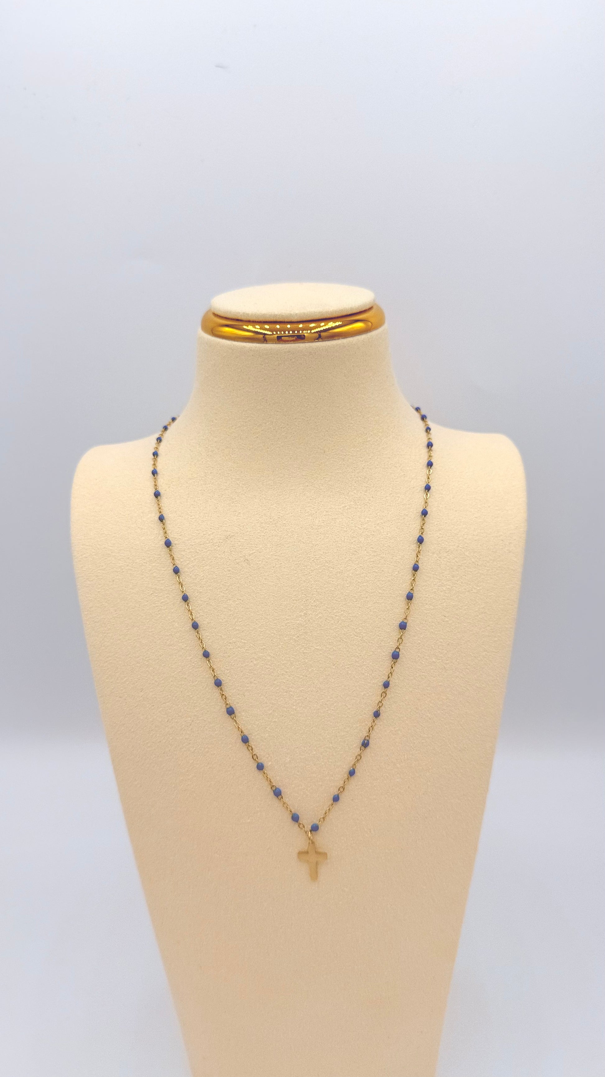 Collier KHACH bleu