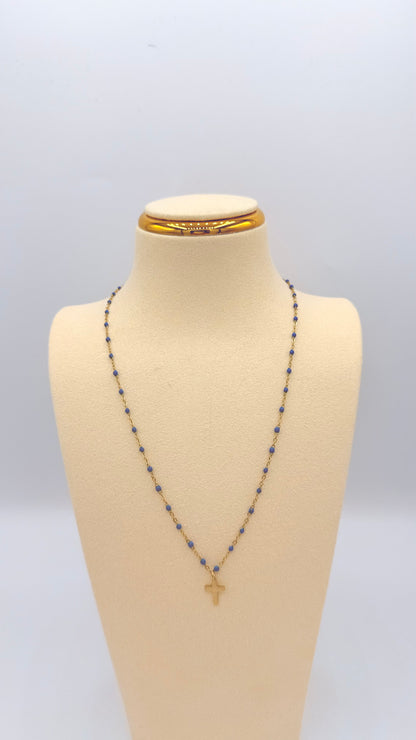 Collier KHACH bleu
