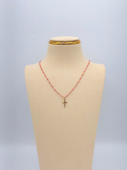 Collier KHACH rose