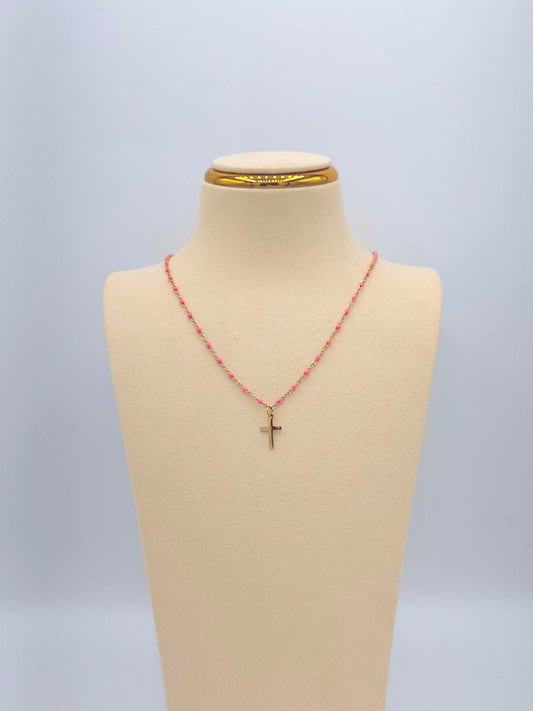 Collier KHACH rose