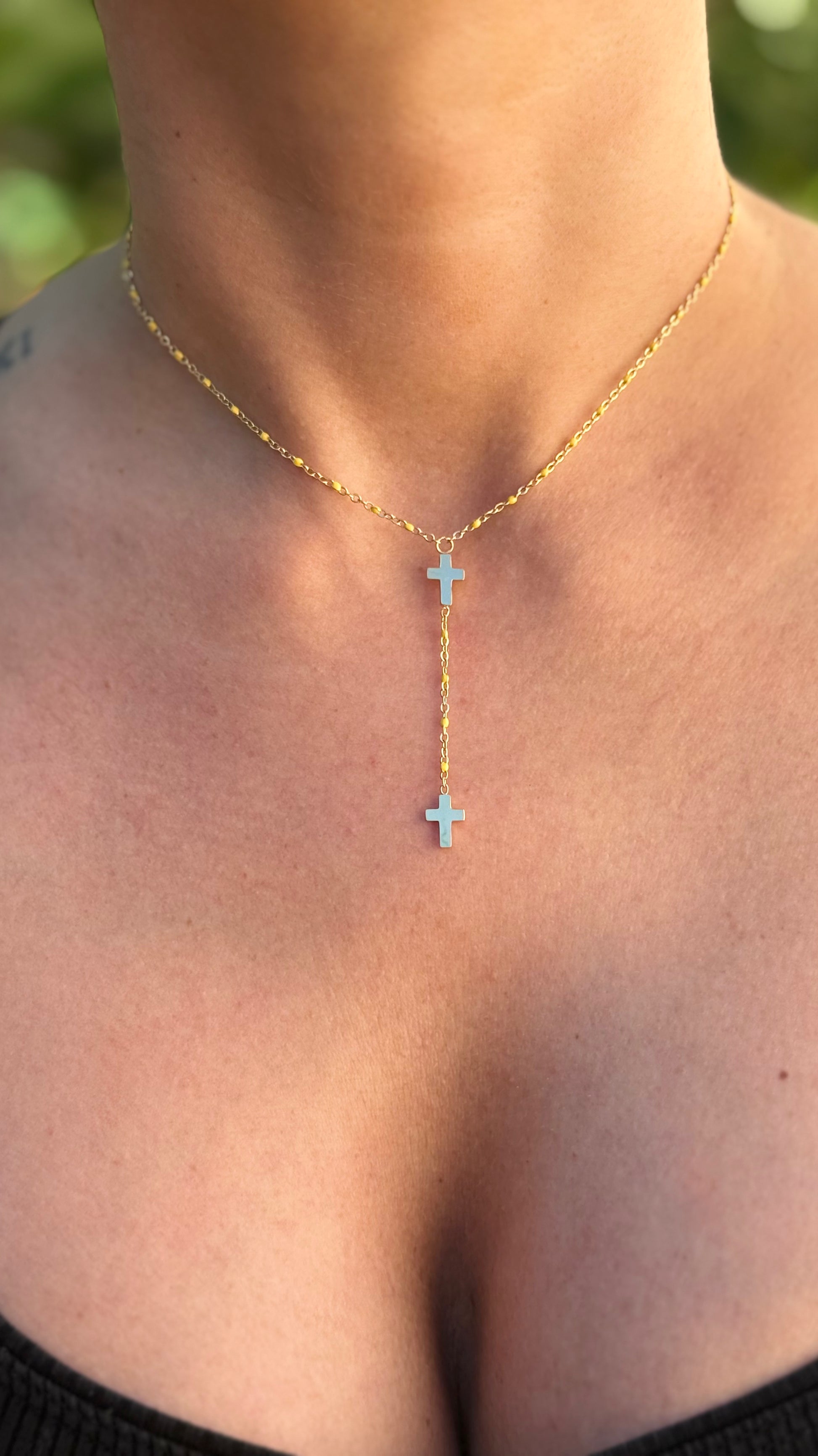 Collier TEROGHORMYA P jaune