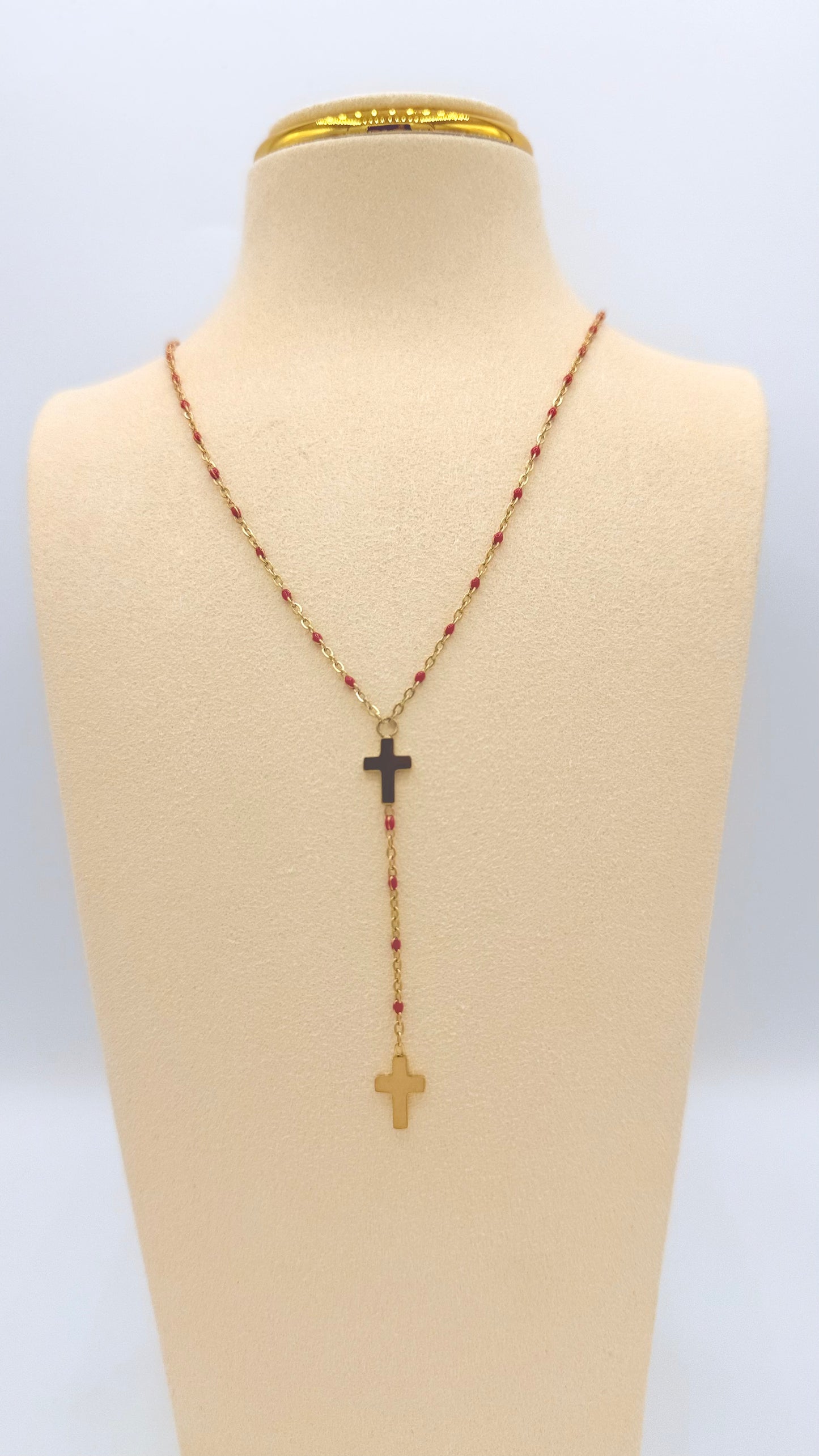 Collier TEROGHORMYA rouge