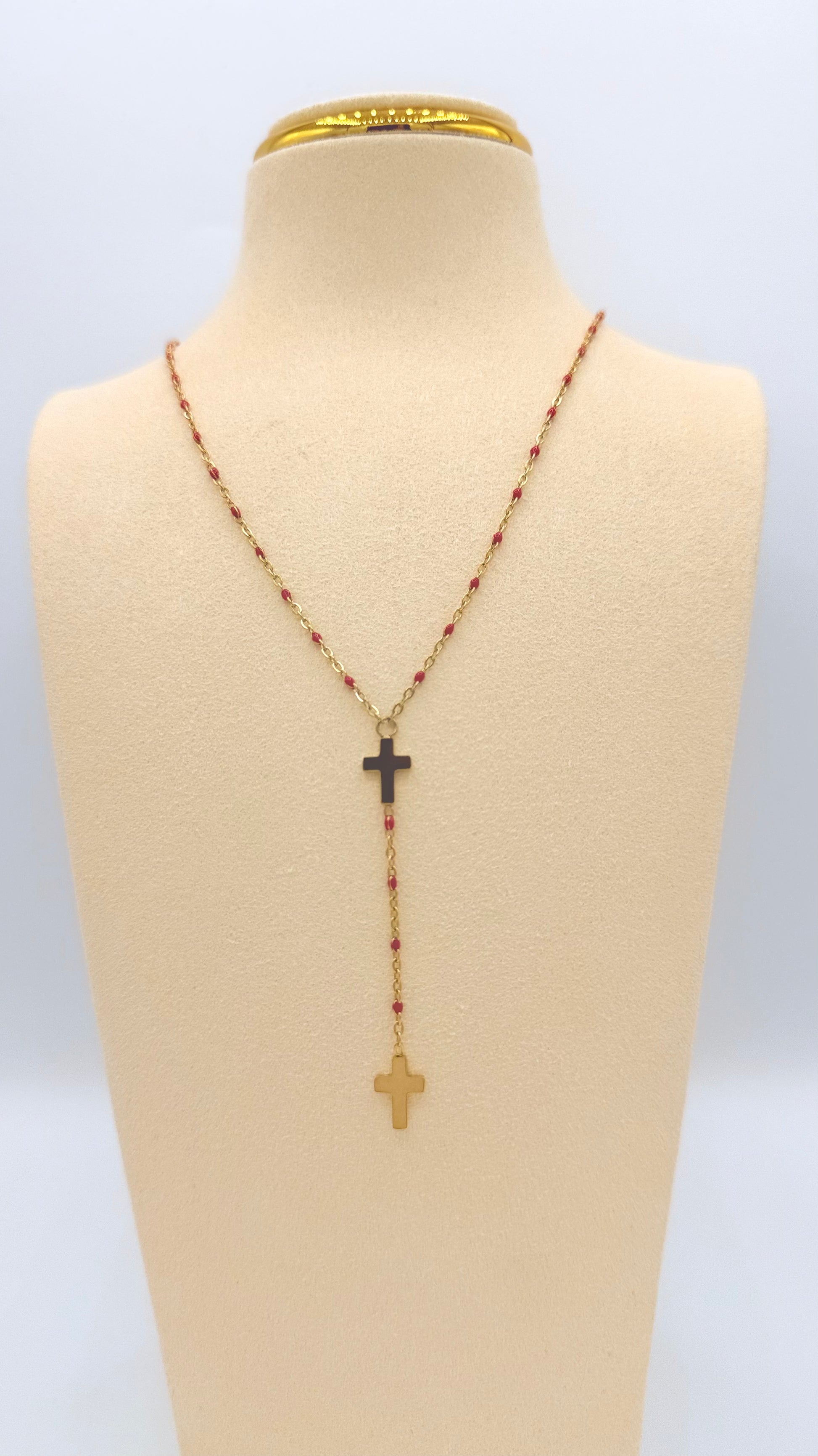 Collier TEROGHORMYA rouge