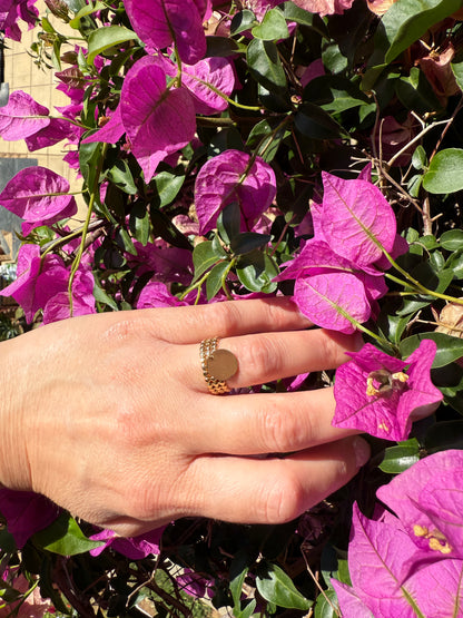 Bague Médaillon
