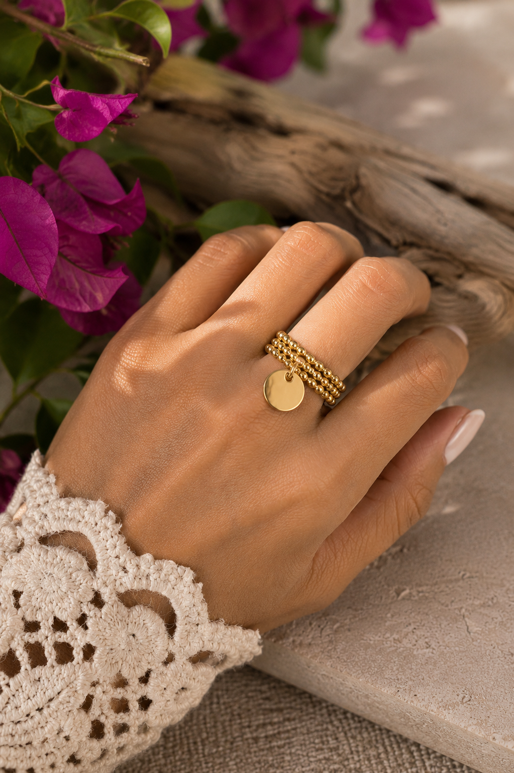 Bague Médaillon