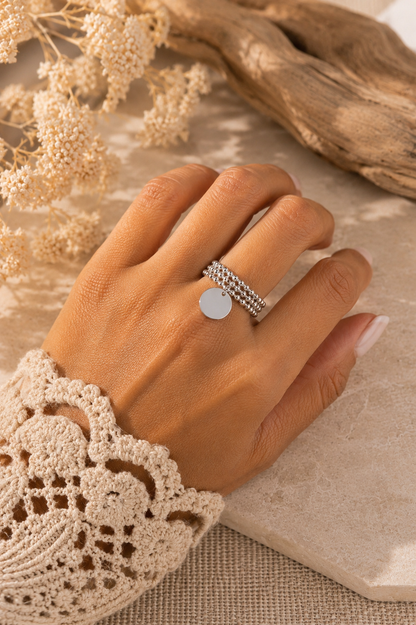 Bague Médaillon