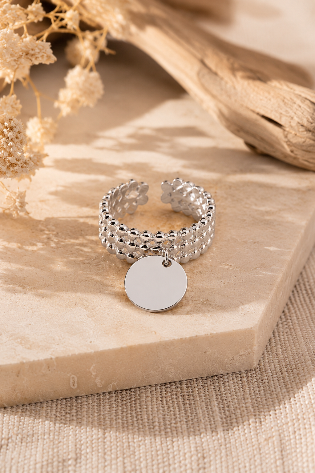 Bague Médaillon