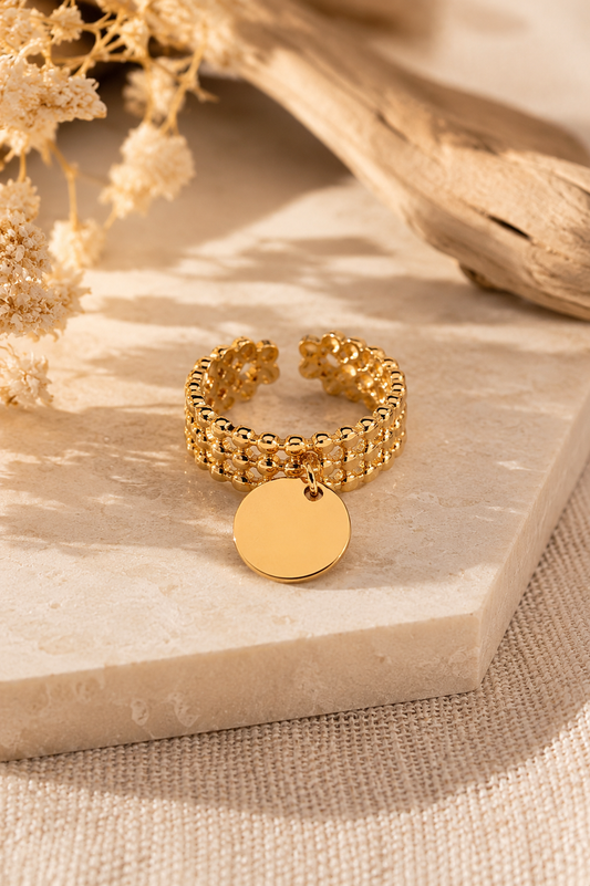 Bague Médaillon